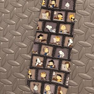Vintage Peanuts 100% Silk Tie